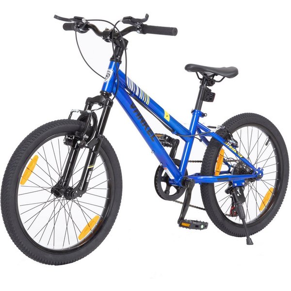 Vankel Kinderfahrrad 20 Zoll kinderfahrräder mountainbike für mädchen jungen, 6 Gang, Kettenschaltung, 20 Zoll MTB für 6-10 Jahre, Kinderrad mit V-Brake