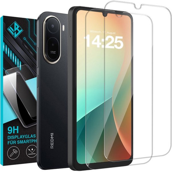 Tec-Expert Displayschutzglas 2X 9H Displayglas für Xiaomi Redmi A7 Pro für Xiaomi Redmi A7 Pro, 2 Stück, Displayschutz, Schutzglas, Bildschirmschutz, kratz- & s