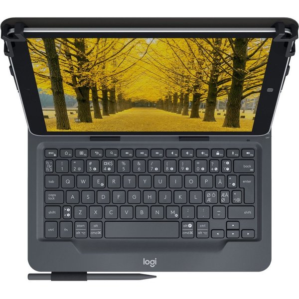 Logitech Universal Folio mit integrierter Tastatur für 9-10 Zoll Tablets, iPAD Tablet-Tastatur