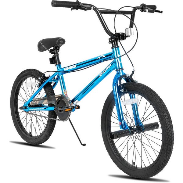 HILAND BMX-Rad BMX 20/24 Zoll Kinderfahrrad, Stahlrahmen, Stunt-Pegs, Doppelbremsen