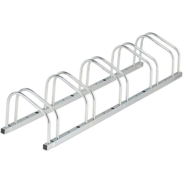 relaxdays Fahrradständer für 5 Fahrräder (1-St)
