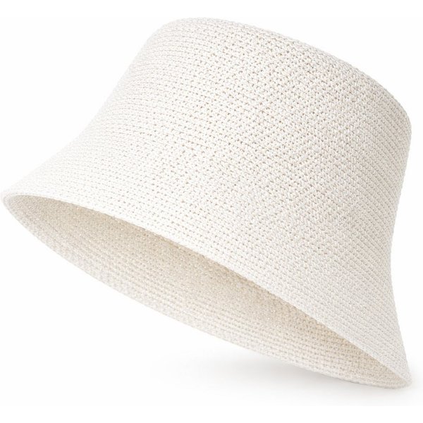 ZUKUNFTSENKEL Fischerhut aus Papierstroh – Leichter Sommerhut mit breiter Krempe (Sonnenschutz, Damen, Herren) Anglerhut Bucket Hat