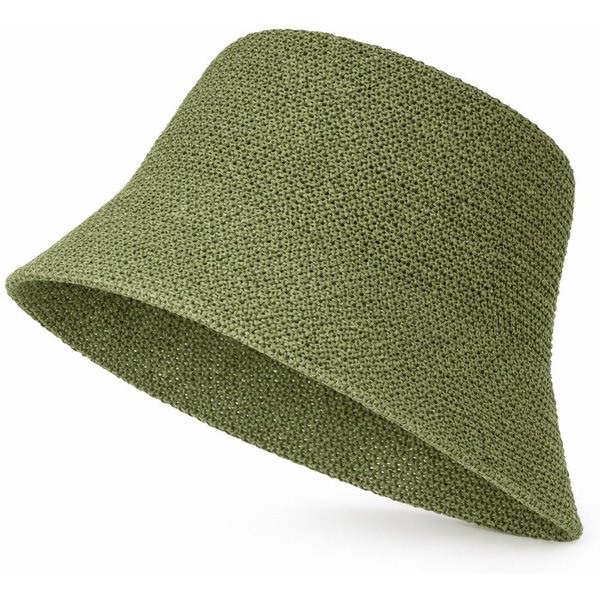 ZUKUNFTSENKEL Fischerhut aus Papierstroh – Leichter Sommerhut mit breiter Krempe (Sonnenschutz, Damen, Herren) Anglerhut Bucket Hat