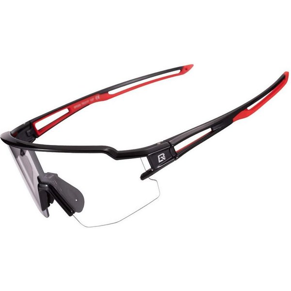 ROCKBROS Fahrradbrille Sport Sonnenbrille für Männer und Frauen, (photochromatisch Sonnenbrille, 1-St., Gummi-Nasenpads), UV Schutz 400