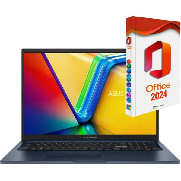 Asus VivoBook X170, Core i5-120U, Tastaturbeleuchtung Business-Notebook (44 cm/17.3 Zoll, Intel Core i5 120U, Intel UHD Grafik, 8 GB, 256 GB SSD, Windows 11 Pro