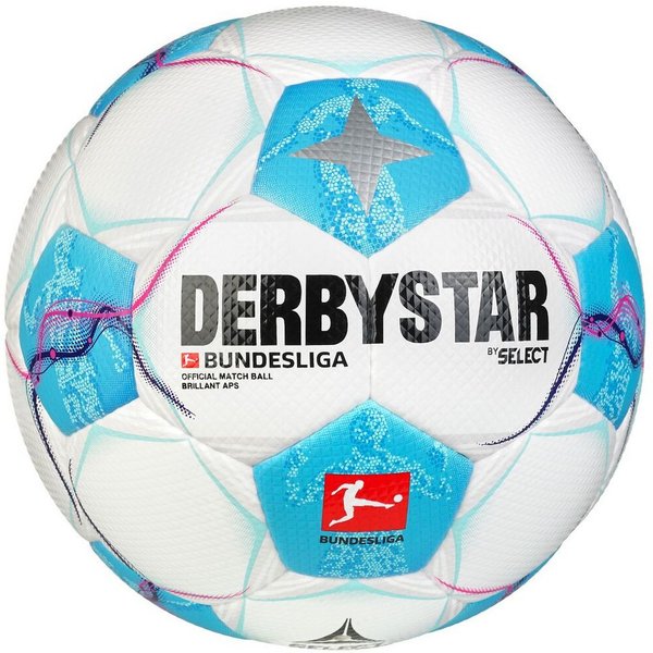 Derbystar Fußball Fußball Bundesliga Brillant APS 2024/2025, Offizieller Matchball der 1. und 2. Bundesliga