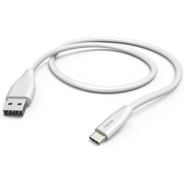 Hama Ladekabel, USB A auf USB C, 1,5 m, Weiß USB-Kabel, USB Typ A, USB-C, (150 cm)