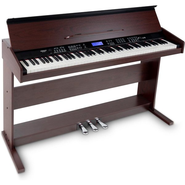 FunKey Digitalpiano DP-88 II E-Piano mit 88 anschlagsdynamische Tasten, Klavier mit Begleitautomatik und Chord Akkordbegleitung