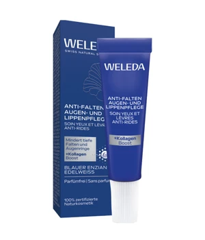 Weleda Anti-Falten Augen- und Lippenpflege Blauer Enzian & Edelweiss Augencreme · 10 ml