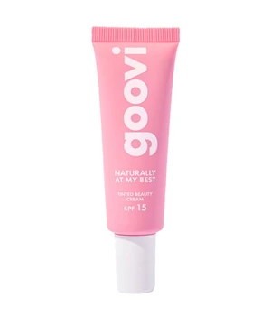 GOOVI NATURALLY AT MY BEST Getönte Tagespflege mit SPF15 Getönte Gesichtscreme · 30 ml · Hellbraun