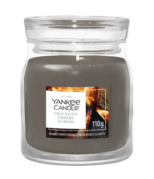 Yankee Candle Crackling Embers Signature Jar Duftkerze · 110 g
