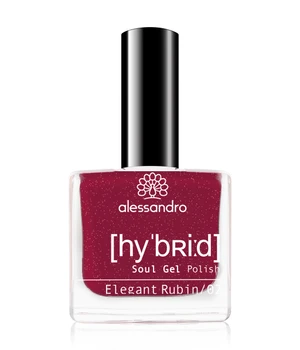 Alessandro Hybrid Nagellack · 8 ml · Dunkelrot
