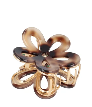 Solida Haaklammer Blume gold Haarspangen · 1 Stk