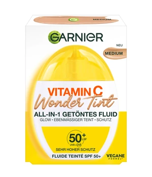 GARNIER Vitamin C Wonder Tint All-In-1 Getöntes Fluid Getönte Gesichtscreme · 40 ml · Hellbraun