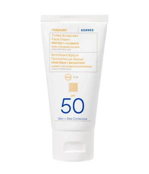 KORRES YOGHURT Getönte Sonnencreme für das Gesicht SPF50 Sonnencreme · 50 ml