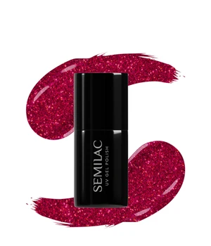 Semilac UV Colours UV Gel Polish Gel Nagellack · 7 ml · Dunkelrot