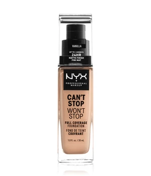 NYX Professional Makeup Can't Stop Won't Stop 24-Hour Foundation Flüssige Foundation · 30 ml · Nude