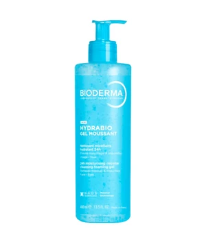 BIODERMA Hydrabio Gel moussant - feuchtigkeitsspendendes Mizellen-Reinigungsgel für dehydrierte Haut Reinigungsgel · 400 ml