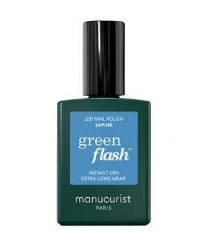 manucurist Green Flash Gel Nagellack · 15 ml · Blau