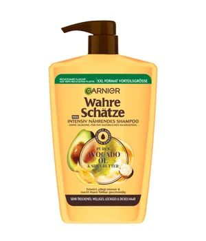 GARNIER Wahre Schätze Intensiv Nährendes Shampoo Avocado-Öl & Sheabutter Haarshampoo · 1000 ml
