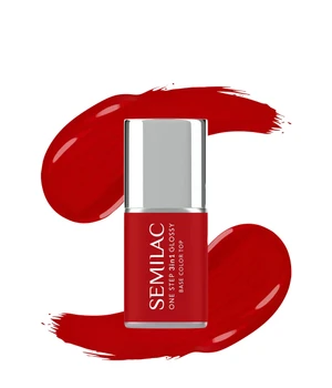 Semilac 3in1 One Step Glossy Gel Nagellack · 7 ml · Rot