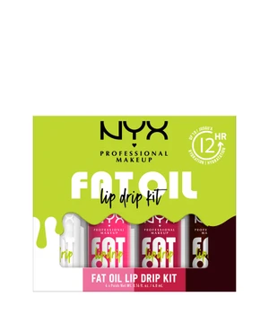 NYX Professional Makeup Fat Oil Lip Drip Kit Lip Gloss 4er Set Lippen Make-up Set · 1 Stk