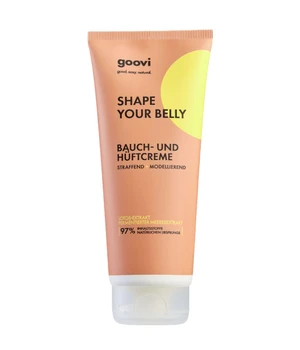 GOOVI SHAPE YOUR BELLY Modellierende Creme für Bauch, Hüfte und Arme Körpercreme · 200 ml