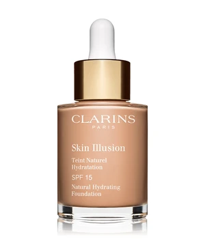 CLARINS Skin Illusion Natural Hydrating SPF 15 Flüssige Foundation · 30 ml · Hellbraun