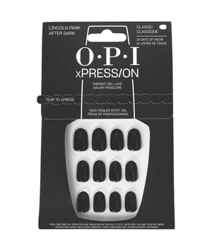 OPI xPRESS/ON Lincoln Park After Dark® Kunstnägel · 1 Stk · Schwarz