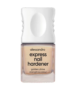 Alessandro Nail Care Express Nail Hardener Golden Shine Nagelhärter · 10 ml · Nude