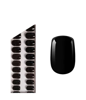 Miss Sophie Press On Nails Black Velvet Press On Nails Short Square Kunstnägel · 1 Stk