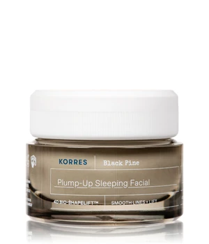 KORRES Black Pine 4D Plump-Up Sleeping Facial Nachtcreme · 40 ml