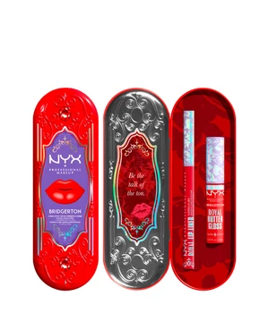 NYX Professional Makeup Bridgerton Royal Treasures Lip Kit 04 Lippen Make-up Set · 1 Stk · Rot