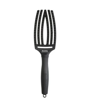 Olivia Garden Fingerbrush Combo M Black Paddlebürste · 1 Stk
