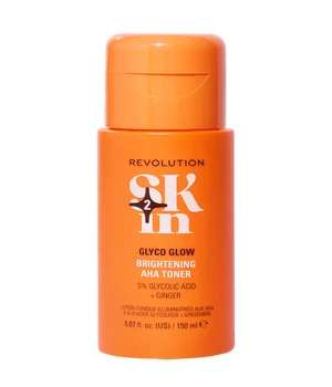 Revolution Skin Glyco Glow 5% Glycolic Acid & Ginger Brightening AHA Toner Gesichtswasser · 150 ml