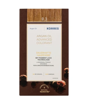 KORRES Arganöl Hochentwickelte Haarcoloration Golden Honey Light Blonde / Honigblond 8.3 Haarfarbe · 1 Stk