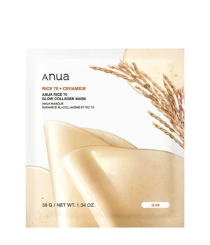 Anua Rice 70 Ceramide Glow Collagen Mask Gesichtsmaske · 1 Stk