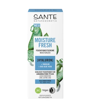 Sante Moisture Fresh Feuchtigkeitscreme mit Hyaluron, Squalan & Bio-Aloe Vera Gesichtscreme · 50 ml