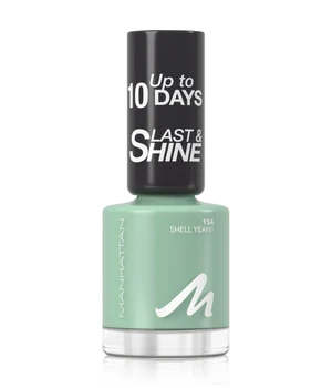 Manhattan Last & Shine Nail Polish Nagellack · 8 ml · Grau