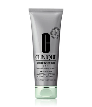 CLINIQUE All About Clean Charcoal Mask + Scrub Anti Pollution Gesichtsmaske · 100 ml