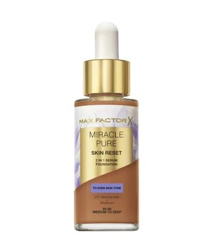 Max Factor Miracle Pure Skin Reset Flüssige Foundation · 30 ml · Braun