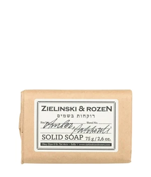 Zielinski & Rozen Leather, Sandalwood, Amber Stückseife · 75 g