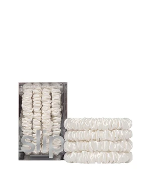 Slip Pure Silk Skinny Scrunchies - White Haargummi · 4 Stk