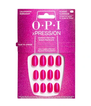 OPI Good Enough To Treat xPRESS/ON Kunstnägel · 1 Stk · Dunkelrot