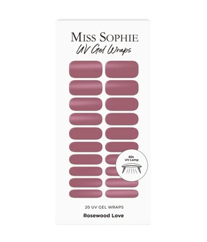 Miss Sophie UV Gel Wraps Rosewood Love Nagelfolie · 20 Stk · Hellbraun