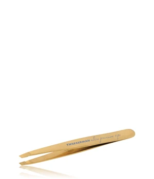 Tweezerman Ultra Precision Slant Tweezer Schräge Pinzette, Gold Pinzette · 1 Stk