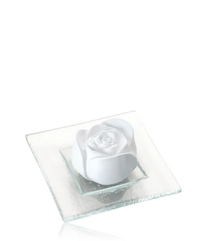 Primavera Duftstein Rosenblüte mit Glasteller Aroma Diffusor · 1 Stk