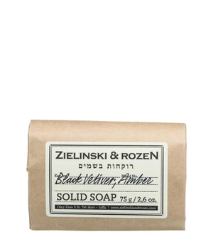 Zielinski & Rozen Black Vetiver, Amber Stückseife · 75 g