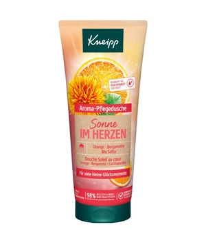 Kneipp Aroma-Pflegedusche Sonne im Herzen - mit Orange, Bergamotte & Bio Saflor Duschgel · 200 ml
