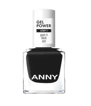 ANNY Gel Power Nail Polish 010 Gel Nagellack · 8 ml · Schwarz
